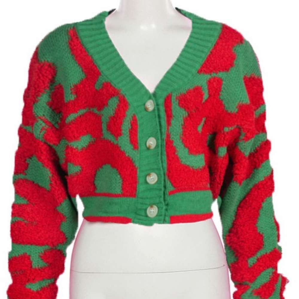 Duo Color Knotted Crop Cardigan
www.bkloset.com